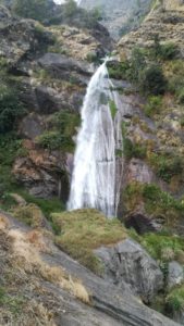 Syange falls Annapurna circuit trek